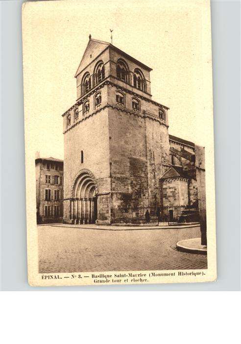 Epinal Vosges Basilique Sainte-Maurice