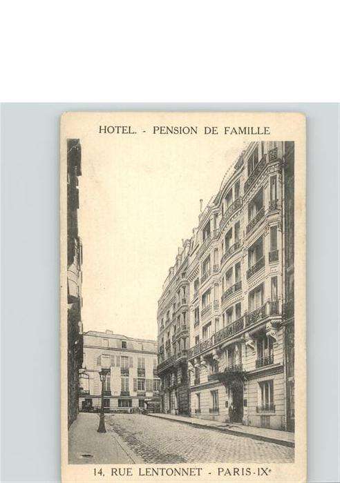 Paris Rue Lentonnet