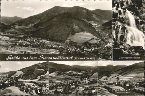 Simonswald Zweribachwasserfälle Simonswald