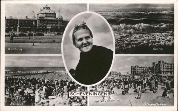 Scheveningen Strandleven Storm, Kurhaus, Strand