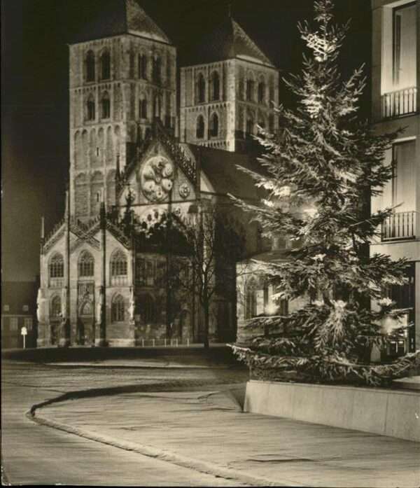 Muenster Dom Festbeleuchtung