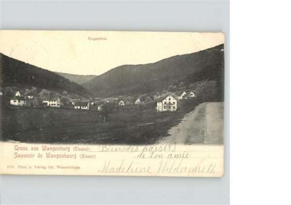 Engenthal Wangenbourg Wangenburg Elsass