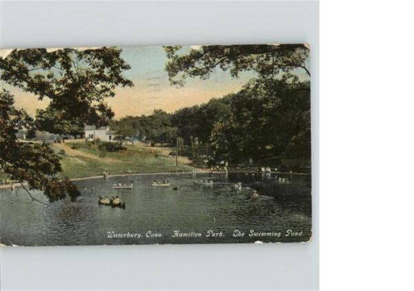 Waterbury Connecticut Hamilton Park Swimming Pond