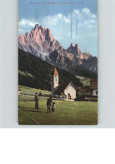 San Martino di Castrozza Campanille Punta delle Madonna