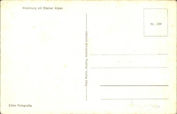 Krainburg Kranj Steiner Alpen – Bild 2