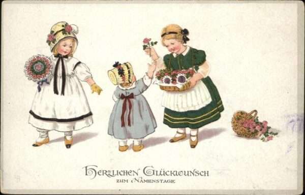Namenstag Namenskarte
