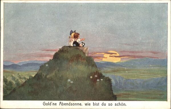 Paare Abendsonne