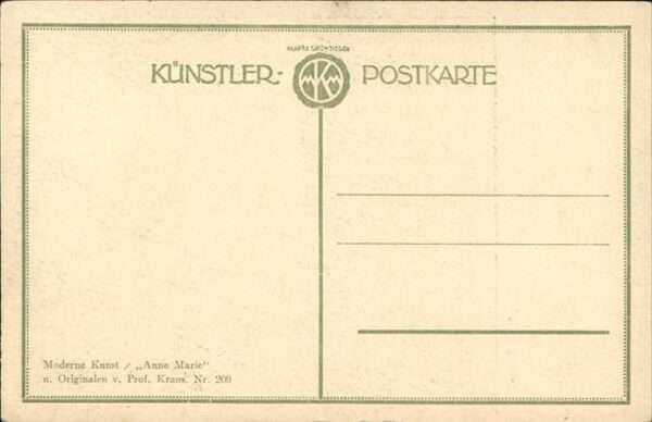 Kuenstlerkarte Prof Kraus Anne Marie – Bild 2