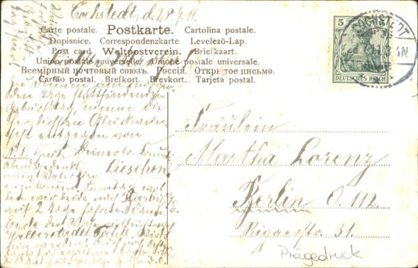 Rosen Vase Prägedruck – Bild 2