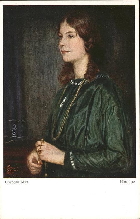 Kuenstlerkarte Corneille Max Knospe