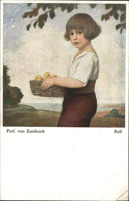 Kuenstlerkarte Zumbusch Rolf Küken Nr 174