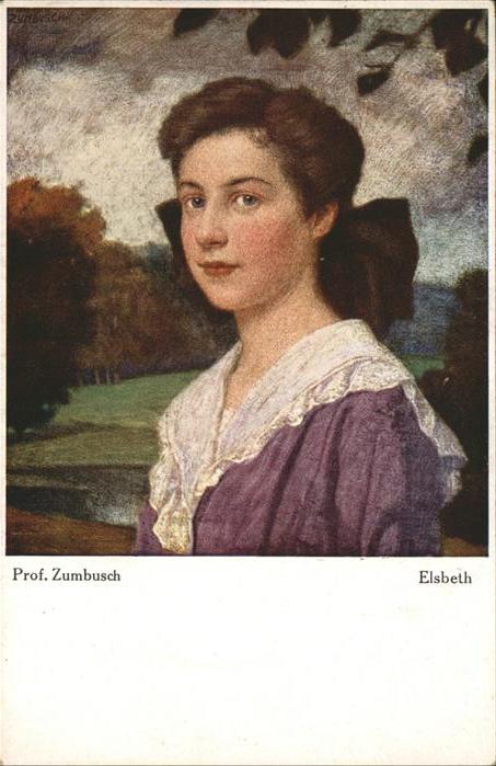 Kuenstlerkarte Zumbusch Elsbeth Nr 1004