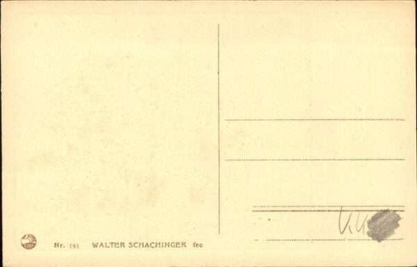 Kuenstlerkarte Walther Schachinger Nr 193 – Bild 2
