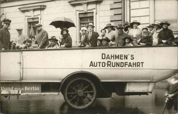 Autobus Omnibus Dahmens Auto Rundfahrten Berlin