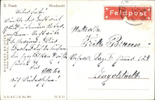 Kuenstlerkarte E Frank Mondnacht – Bild 2