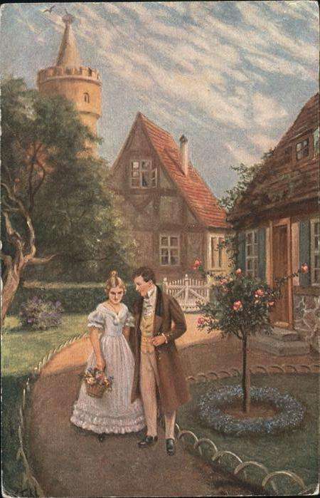 Kuenstlerkarte W Fohn Lebensmai Nr 4560