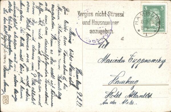 Kuenstlerkarte Bill Fisher Vergissmeinnicht – Bild 2