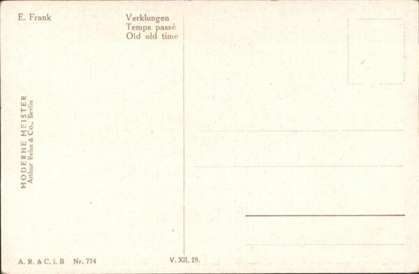 Kuenstlerkarte E Frank Verklungen – Bild 2