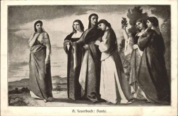 Kuenstlerkarte A Feuerbach Dante