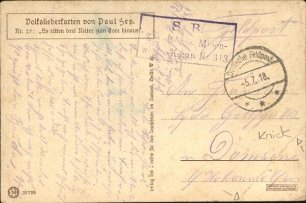 Kuenstlerkarte Paul Sep Nr 27 – Bild 2