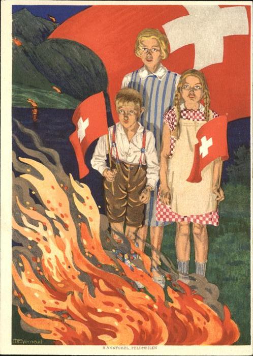 Bundesfeier Schweiz Ganzsache