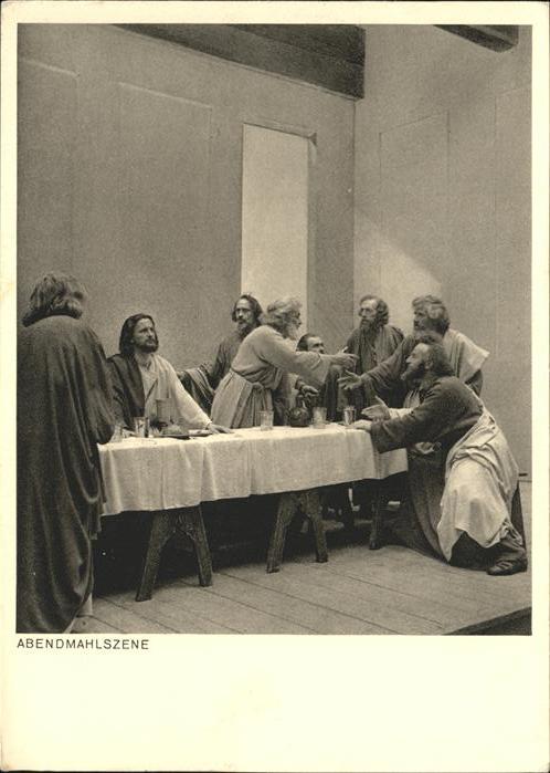 Passionsspiele Oberammergau Abendmahlszene
