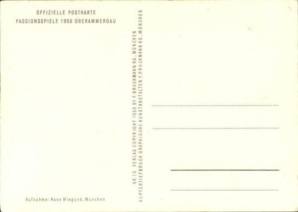 Passionsspiele Oberammergau Abendmahlszene – Bild 2