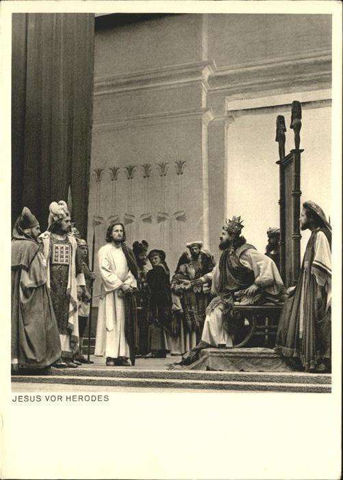 Passionsspiele Oberammergau Jesus vor Herodes