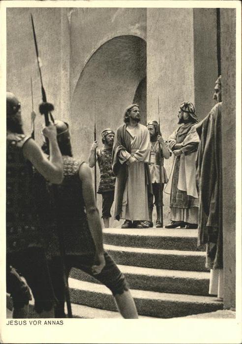 Passionsspiele Oberammergau Jesus vor Annas