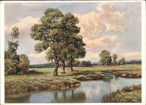 Kuenstlerkarte C FReitag Sommerlandschaft