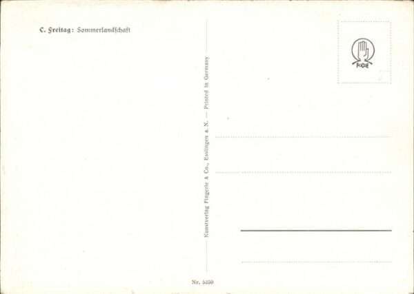 Kuenstlerkarte C FReitag Sommerlandschaft – Bild 2