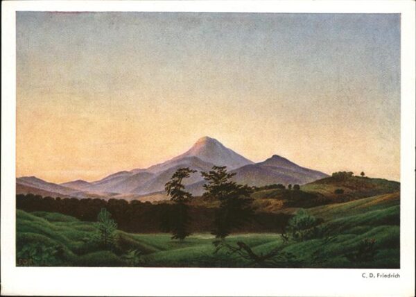 Kuenstlerkarte C D Friedrich