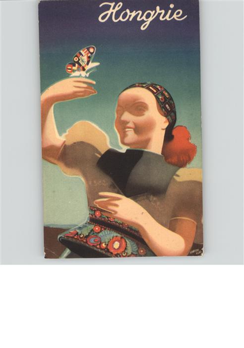 Ungarn Frau Schmetterling