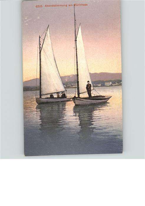 Segelschiffe Zürichsee