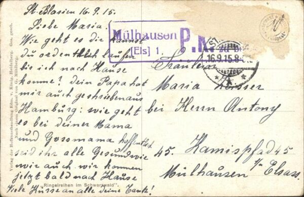 Kuenstlerkarte Georg Mühlberg Tanz – Bild 2