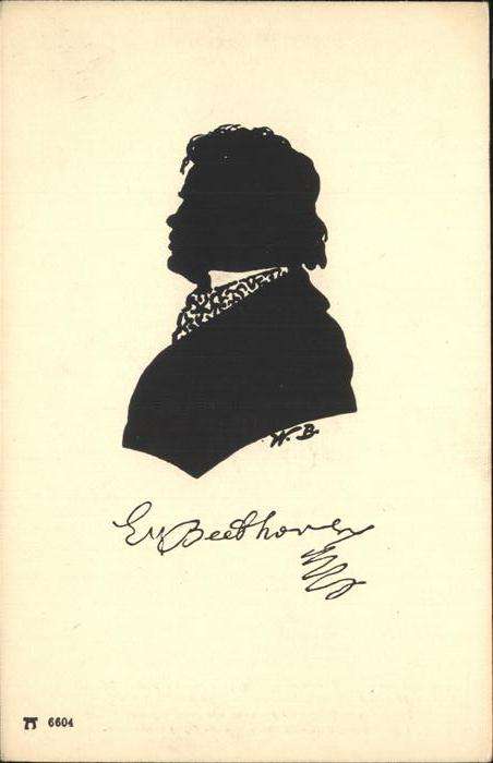 Beethoven Schattenbildkarte