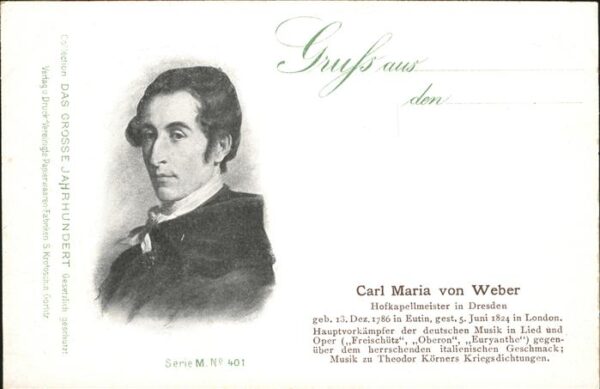 Persoenlichkeiten Carl Maria von Weber