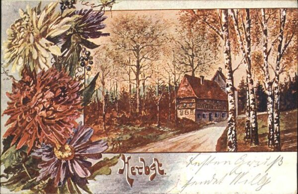 Jahreszeiten Herbst Blumen