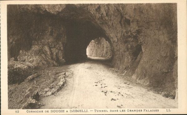 Bougie Bejaia Algeria Tunnel Dans les Grandes Falaises
