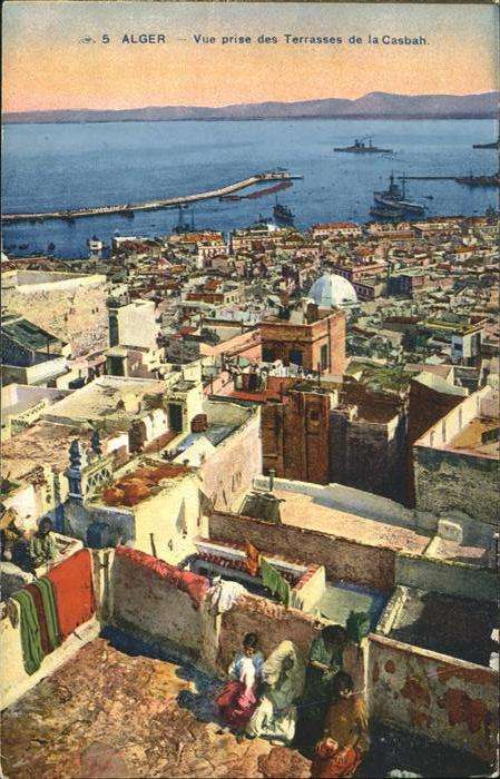 Alger Algerien Casbah Schiff