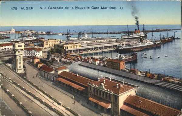 Alger Algerien Nouvelle Gare Maritime Schiff