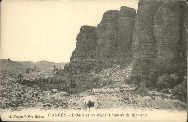 Biskra Laures Oasis et les rochers habites de