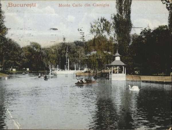 Bucuresti Monte Carlo din Cismigiu Schwan Boot