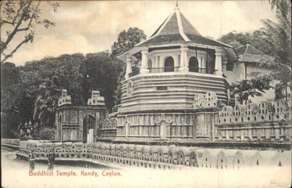 Ceylon Sri Lanka Buddhist Temple Kandy