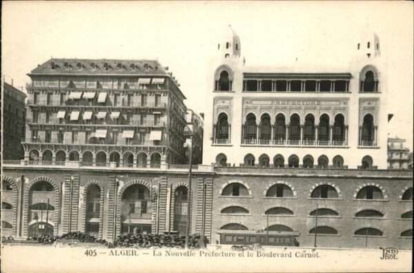 Alger Algerien Nouvelle Perfecture Boulevard Carnot