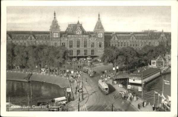 Amsterdam Niederlande Centraal Station Strassenbahn