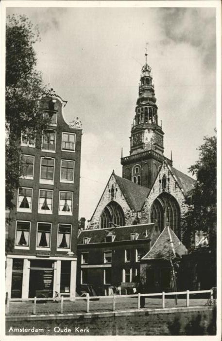 Amsterdam Niederlande Oude Kerk