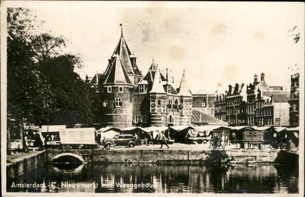 Amsterdam Niederlande Nieuwmarkt Waaggebau