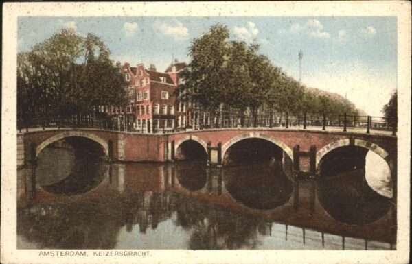 Amsterdam Niederlande Keizergracht Brücke