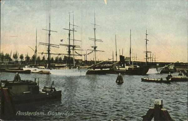 Amsterdam Niederlande Oosterdok Schiff